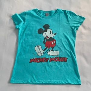 Disney mickey mouse crew tee Girls size XL 14/16